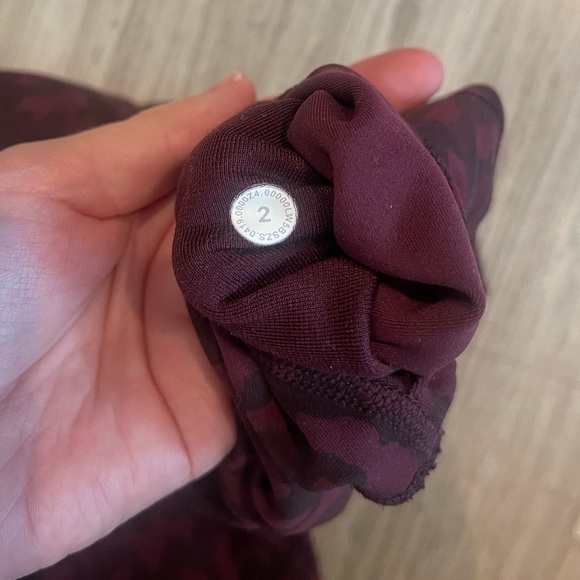 Lululemon Align Pant 28" Formation Camo Dark Adobe Multi Size 2 - Picture 5 of 5